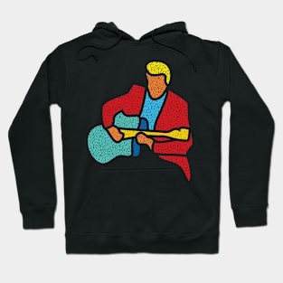 Colorful Guitarist Hoodie